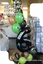 Fantastic Minecraft bouquet, the colors and number can change to your preference, to make your event the best.